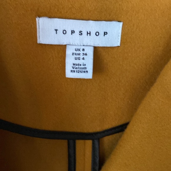 Topshop Nordstroms Mustard Oversized Long Coat Zara Anthropologie Mango Bloggers - Picture 9 of 13